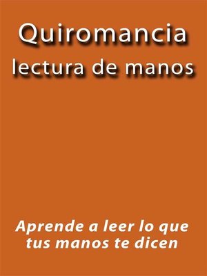 cover image of Quiromancia lectura de manos